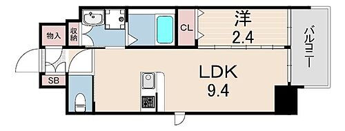 クローバー・フロント 2階 1LDK 賃貸物件詳細