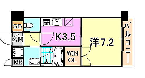 兵庫県神戸市兵庫区上沢通3丁目 湊川駅 1K マンション 賃貸物件詳細