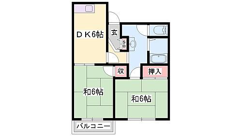 兵庫県西脇市和田町 西脇市駅 2DK アパート 賃貸物件詳細
