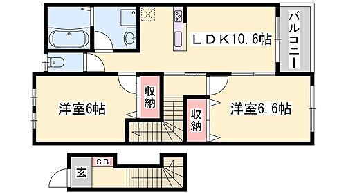 兵庫県赤穂市塩屋 播州赤穂駅 2LDK アパート 賃貸物件詳細