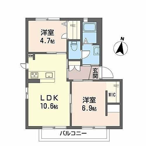 サンライズ２００１ 2階 2LDK 賃貸物件詳細