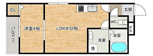 プルミエール 3階 1LDK 賃貸物件詳細