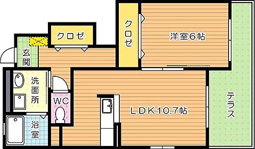 福岡県北九州市八幡西区高江1丁目 筑豊香月駅 1LDK アパート 賃貸物件詳細