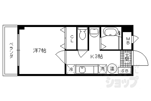京都府京都市伏見区桃山町金井戸島 中書島駅 1K マンション 賃貸物件詳細