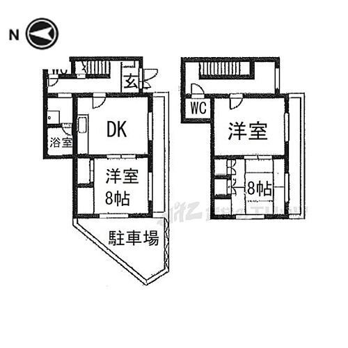 大阪府枚方市招提南町1丁目 牧野駅 3DK アパート 賃貸物件詳細