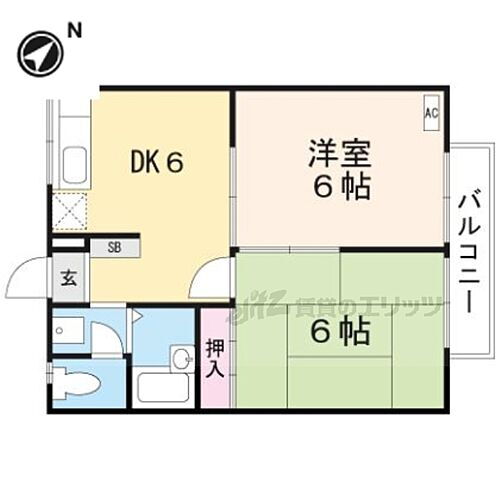 奈良県奈良市左京3丁目 高の原駅 2DK アパート 賃貸物件詳細