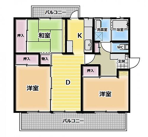 京都東山４０８棟 3階 3DK 賃貸物件詳細