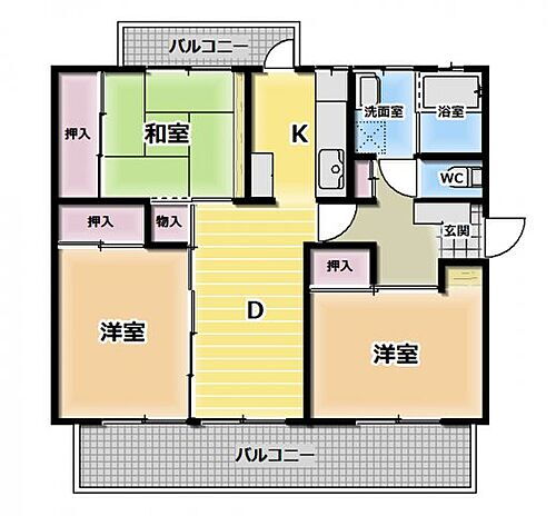 京都東山４０９棟 4階 3DK 賃貸物件詳細