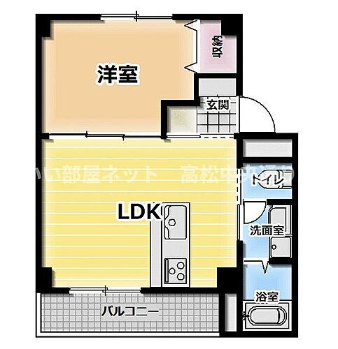 香川県丸亀市今津町517-1 丸亀駅 1LDK マンション 賃貸物件詳細