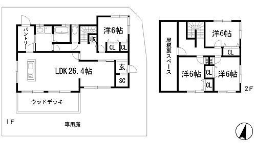 山本台２丁目貸家 4LDK 賃貸物件詳細