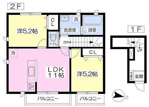 兵庫県姫路市御立西1丁目 姫路駅 2LDK アパート 賃貸物件詳細