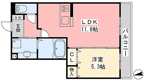 愛媛県松山市中村3丁目 いよ立花駅 1LDK アパート 賃貸物件詳細