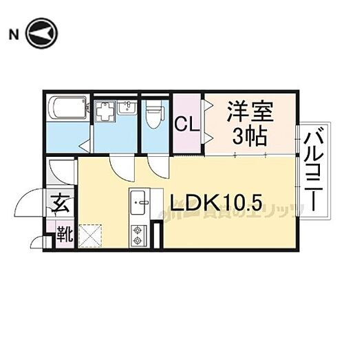 奈良県香芝市狐井 五位堂駅 1LDK アパート 賃貸物件詳細