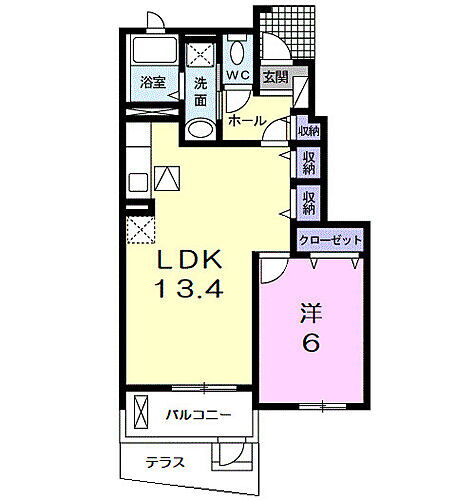 ＳｕｂａｒｕＩＩＩ番館 1階 1LDK 賃貸物件詳細