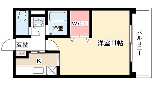 ＯＳ・ＳＫＹマンション鹿子 1階 1K 賃貸物件詳細