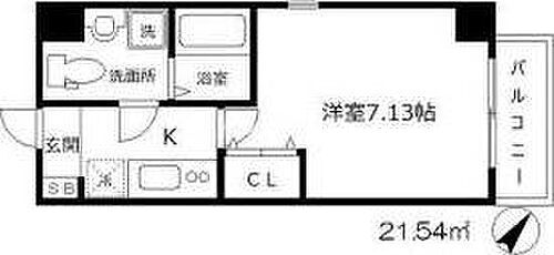 大阪府大阪市北区大淀中3丁目8-20 福島駅 1K マンション 賃貸物件詳細