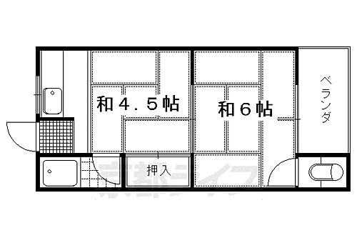 京都府京都市伏見区向島吹田河原町 観月橋駅 2K マンション 賃貸物件詳細