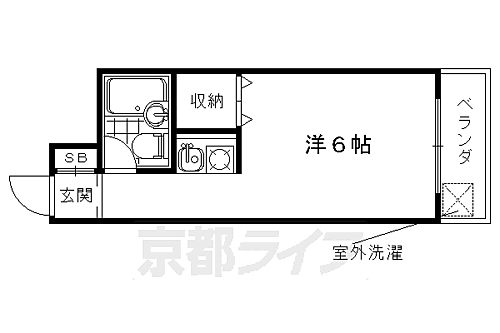 京都府京都市右京区太秦安井車道町 花園駅 1K マンション 賃貸物件詳細