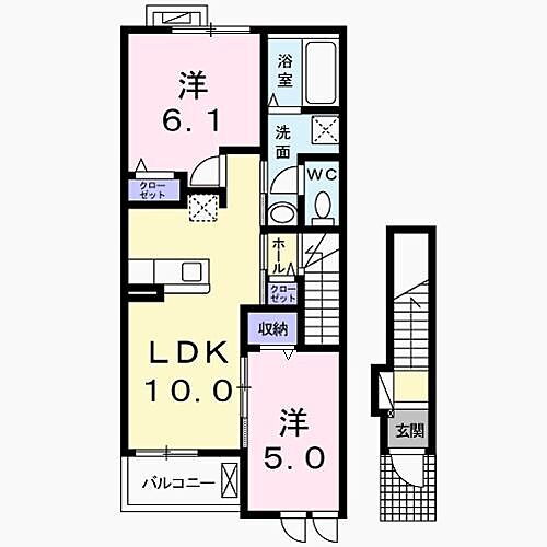 大阪府大阪市東淀川区南江口2丁目 井高野駅 2LDK アパート 賃貸物件詳細