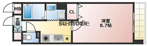 大阪府吹田市岸部南1丁目 岸辺駅 1K マンション 賃貸物件詳細