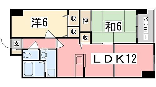 兵庫県姫路市青山西2丁目 余部駅 2LDK マンション 賃貸物件詳細