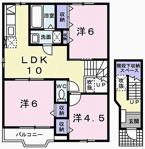 兵庫県姫路市町坪 亀山駅 3LDK アパート 賃貸物件詳細