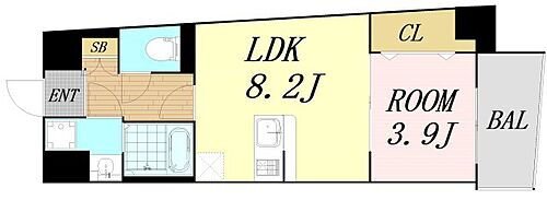レシオス大阪城ＳＯＵＴＨ 6階 1LDK 賃貸物件詳細