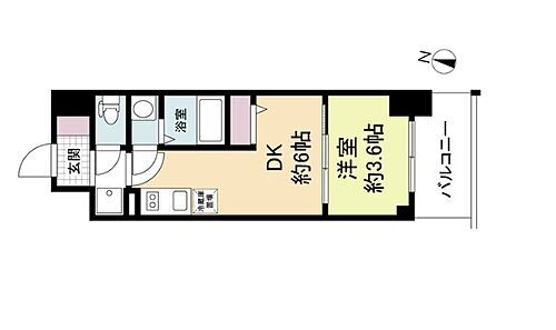 大阪府大阪市福島区吉野1丁目19-16 野田駅 1DK マンション 賃貸物件詳細