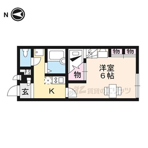 奈良県葛城市八川 尺土駅 1K アパート 賃貸物件詳細