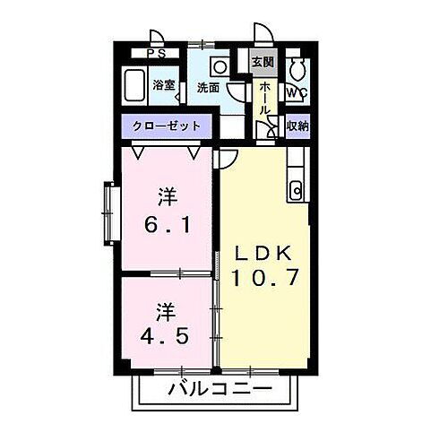 千葉県船橋市習志野4丁目 津田沼駅 2LDK アパート 賃貸物件詳細