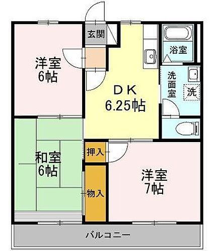 愛知県豊橋市三ツ相町127 下地駅 3DK アパート 賃貸物件詳細