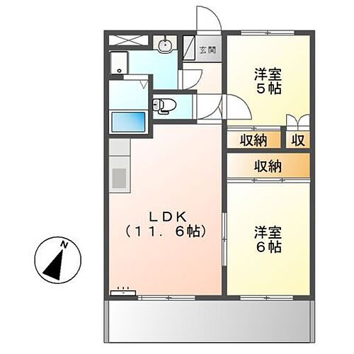 愛知県豊橋市牟呂中村町 豊橋駅 2LDK アパート 賃貸物件詳細