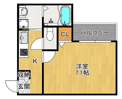 大阪府寝屋川市本町5-5 寝屋川市駅 1K アパート 賃貸物件詳細