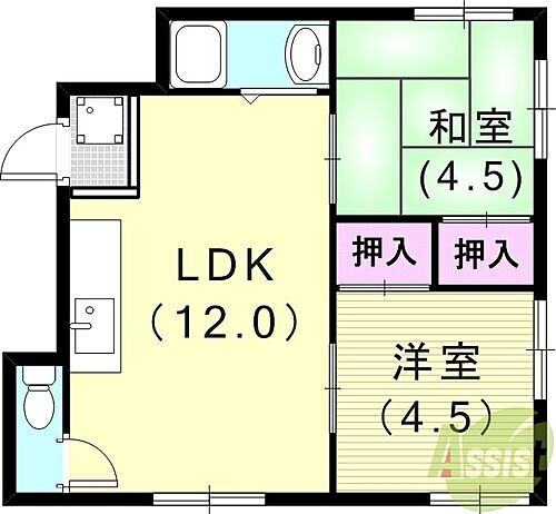 兵庫県神戸市兵庫区浜山通3丁目 兵庫駅 2LDK マンション 賃貸物件詳細