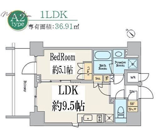 東京都台東区蔵前2丁目13-2 蔵前駅 1LDK マンション 賃貸物件詳細