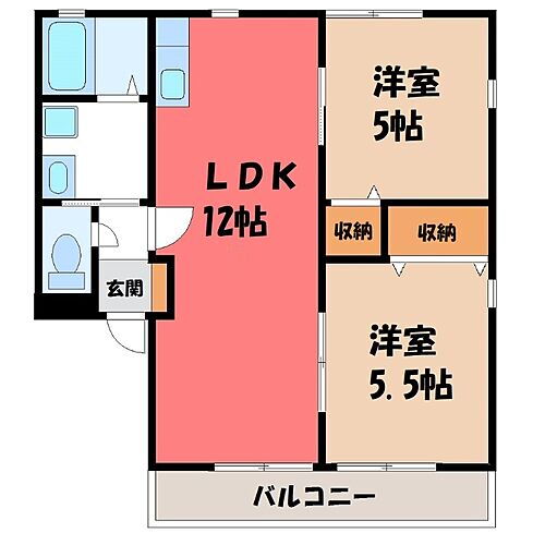 群馬県太田市由良町 賃貸アパート