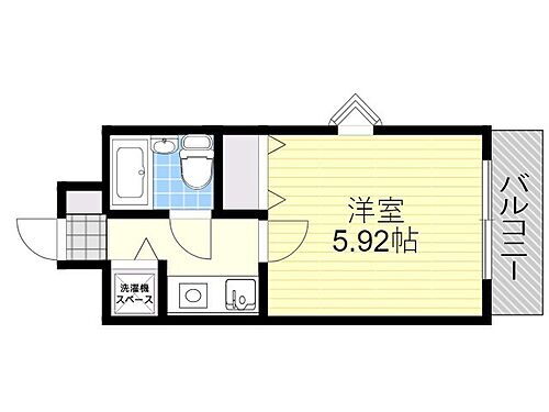 プレステージ住吉 2階 1K 賃貸物件詳細