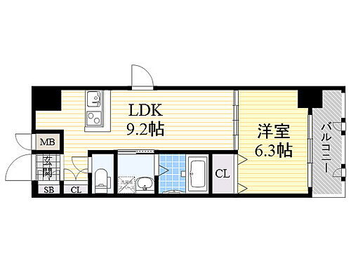 大阪府吹田市広芝町9番9号 江坂駅 1LDK マンション 賃貸物件詳細