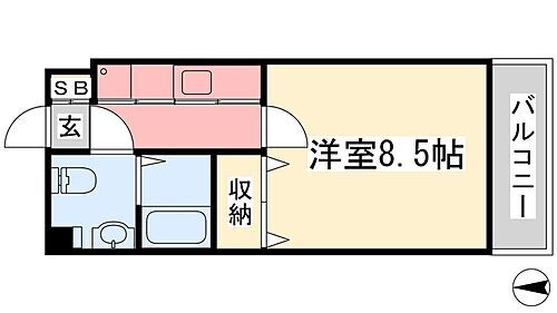 愛媛県松山市竹原2丁目2-15 土橋駅 1K マンション 賃貸物件詳細