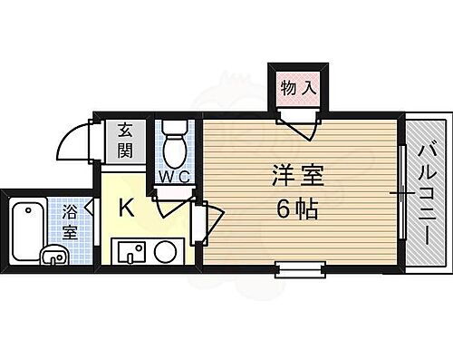 大阪府高槻市古曽部町2丁目 高槻駅 1K マンション 賃貸物件詳細
