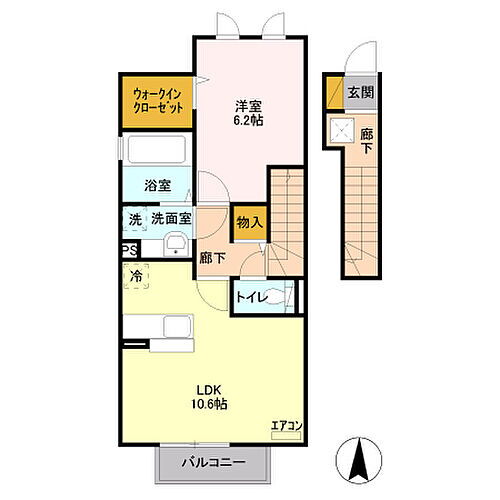 栃木県宇都宮市簗瀬町2532-5 宇都宮駅 1LDK アパート 賃貸物件詳細