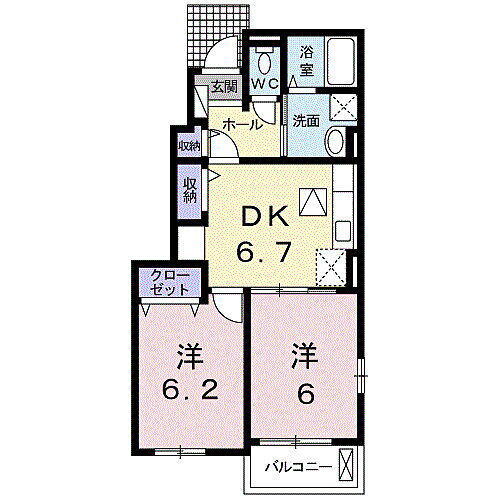 香川県綾歌郡綾川町小野甲1102番地1 羽床駅 2DK アパート 賃貸物件詳細