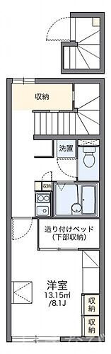 岡山県倉敷市粒浦 茶屋町駅 1K アパート 賃貸物件詳細