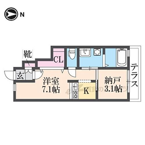 兵庫県宝塚市山本中２丁目 賃貸アパート