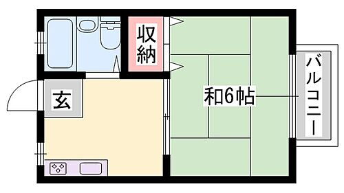 ドリームハウス岡本 2階 1K 賃貸物件詳細
