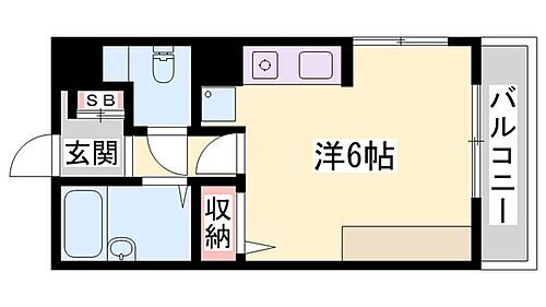 尾上の松　ミドリマンション 2階 ワンルーム 賃貸物件詳細
