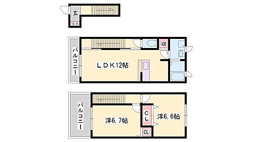 ソレイユ白浜北Ｉ 2階 2LDK 賃貸物件詳細