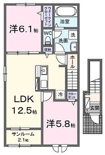 兵庫県朝来市和田山町法興寺 賃貸アパート
