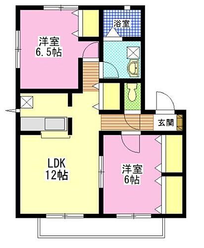 岡山県岡山市北区今保 北長瀬駅 2LDK アパート 賃貸物件詳細