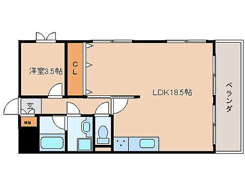 ソレイユ２４ 2階 1LDK 賃貸物件詳細